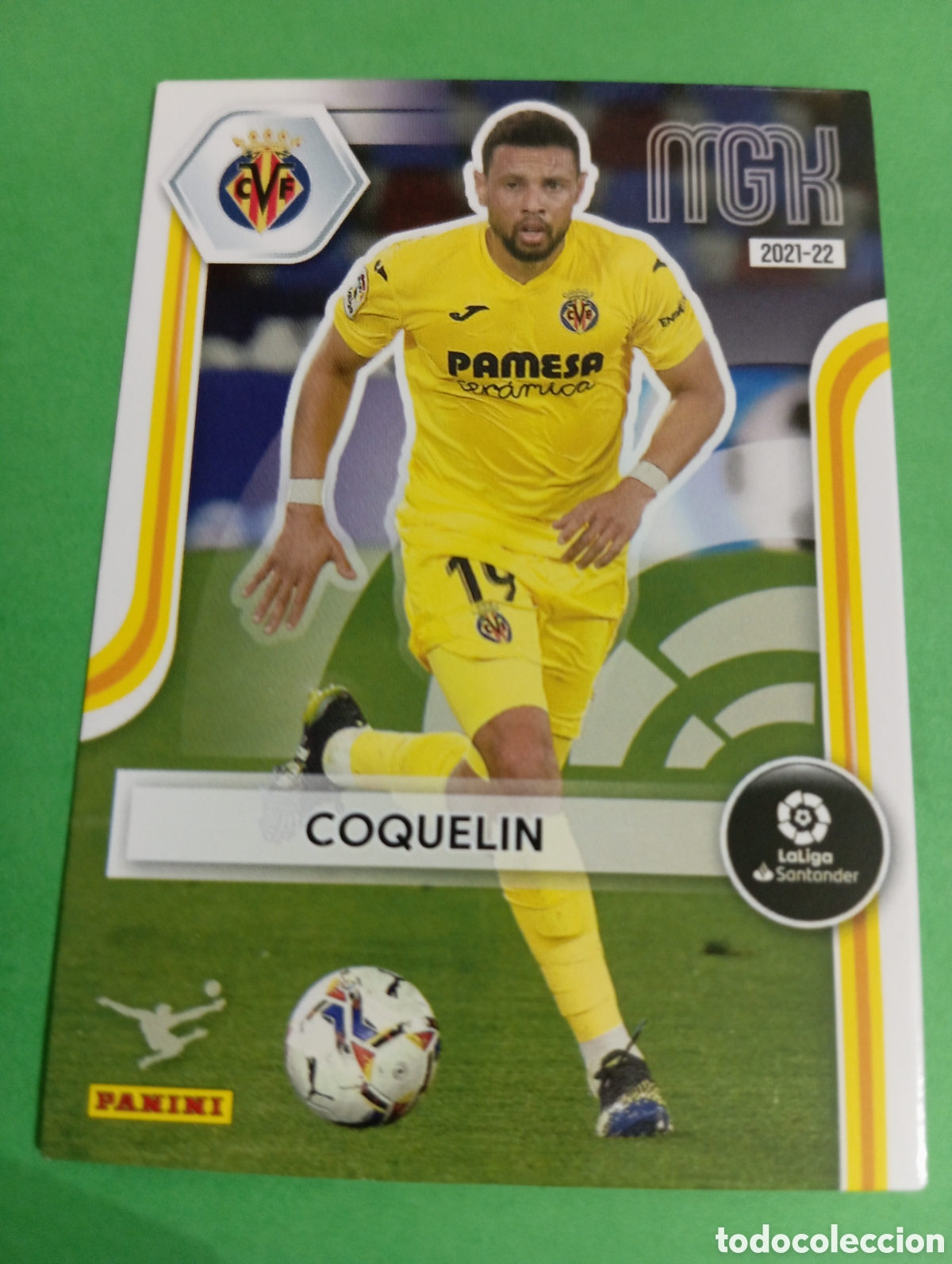 Cromos de f&uacute;tbol: Coquelin Villarreal n&deg;352 / PANINI MEGACRACKS 2021/2022
