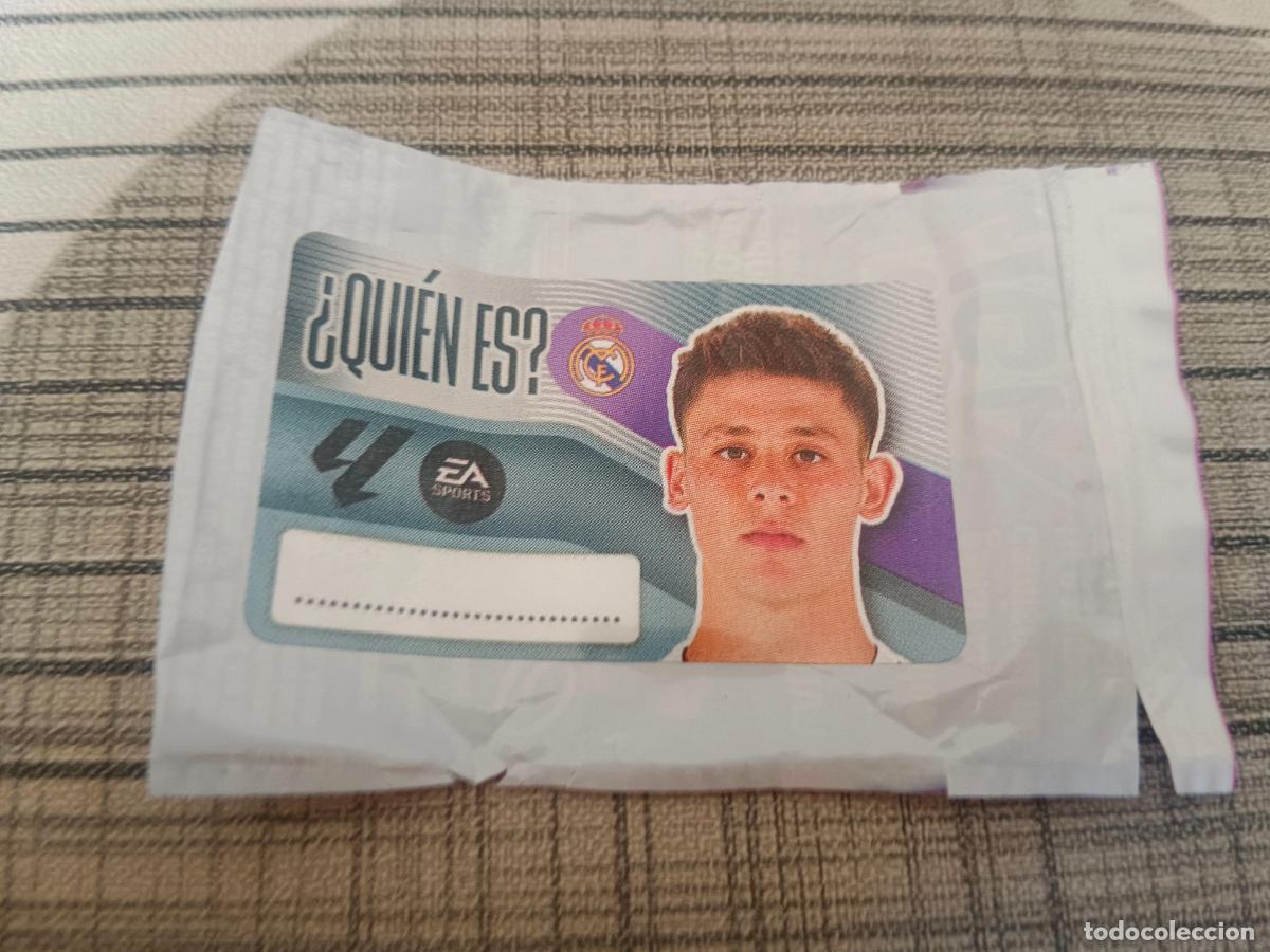 Cromos de f&uacute;tbol: TEMPORADA 2026 2027 26 27 CHICLE QUIEN ES REAL MADRID ESTE
