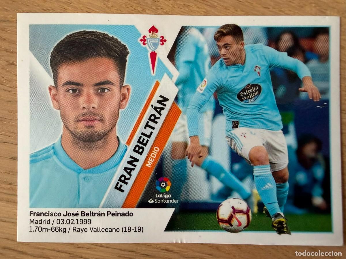 Cromos de f&uacute;tbol: 10A 10 A FRAN BELTRAN CELTA VIGO 19 20 2019 2020 LIGA SANTANDER COLECCIONES ESTE SIN PEGAR STICKER