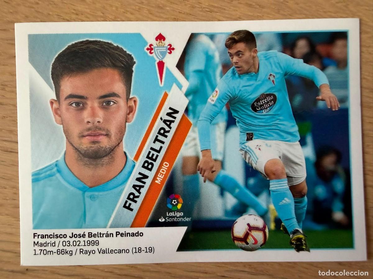 Cromos de f&uacute;tbol: 10A 10 A FRAN BELTRAN CELTA VIGO 19 20 2019 2020 LIGA SANTANDER COLECCIONES ESTE SIN PEGAR STICKER
