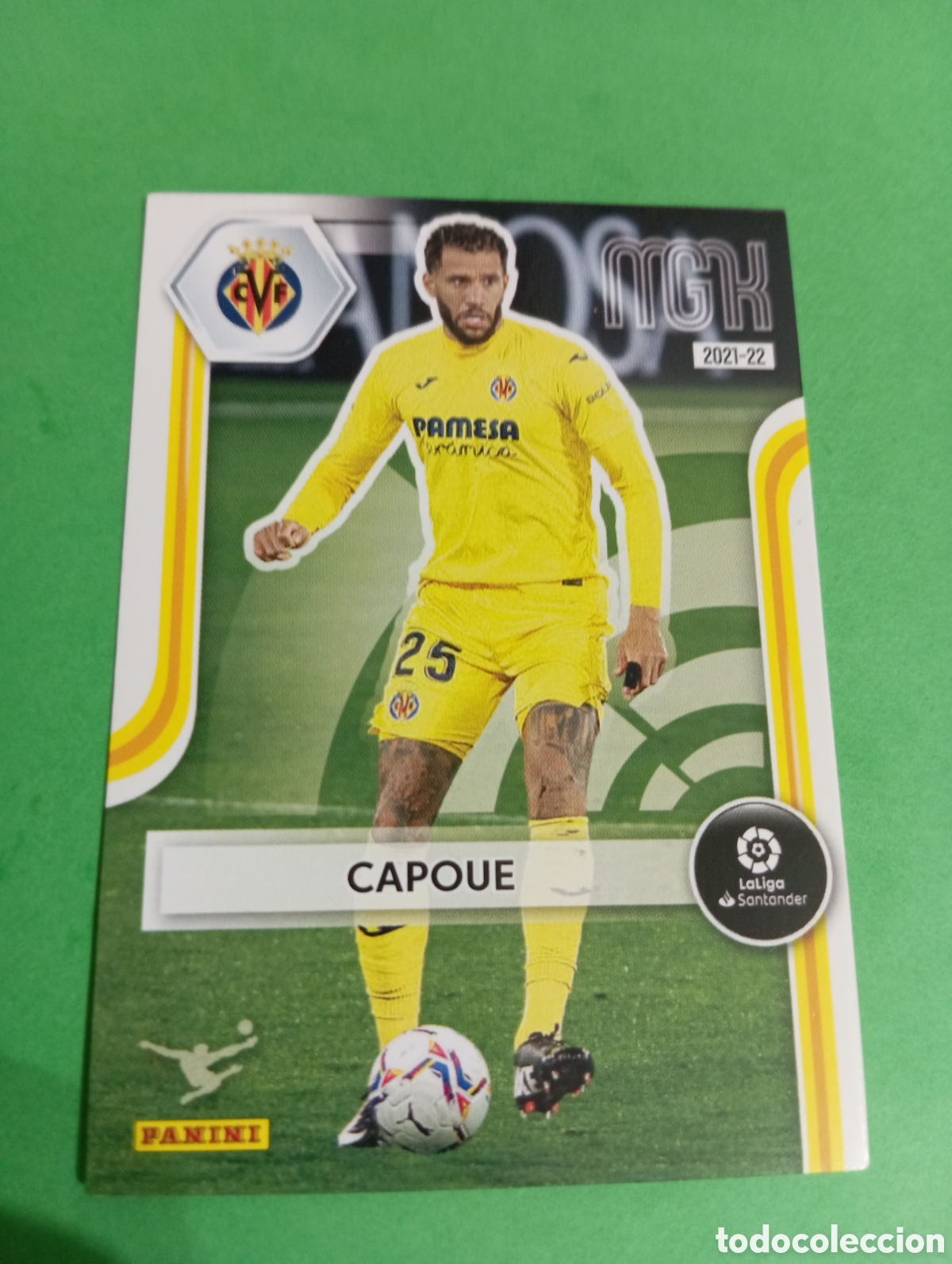 Cromos de f&uacute;tbol: Capoue Villarreal n&deg;354 / PANINI MEGACRACKS 2021/2022