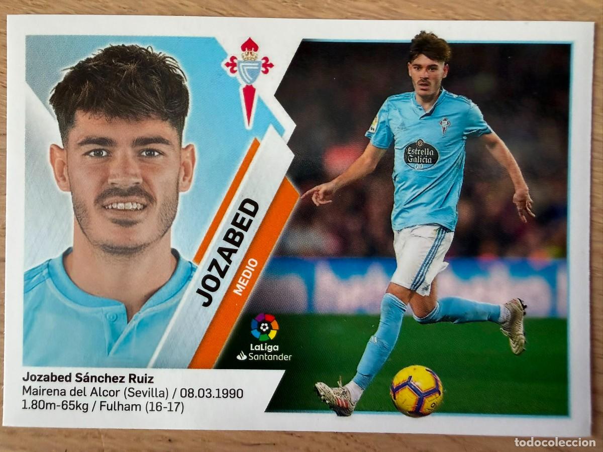 Cromos de f&uacute;tbol: 10B 10 B JOZABED CELTA VIGO 19 20 2019 2020 LIGA SANTANDER COLECCIONES ESTE SIN PEGAR STICKER