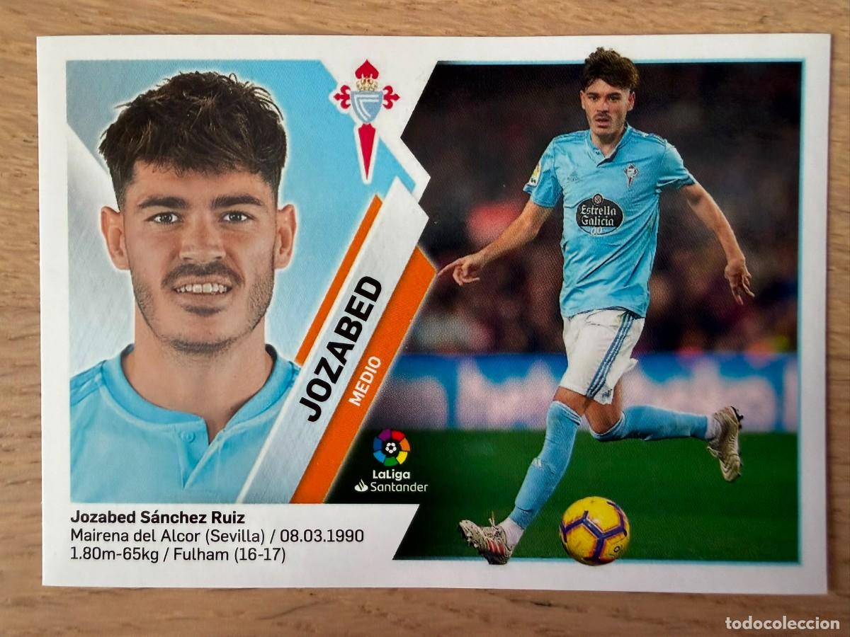 Cromos de f&uacute;tbol: 10B 10 B JOZABED CELTA VIGO 19 20 2019 2020 LIGA SANTANDER COLECCIONES ESTE SIN PEGAR STICKER