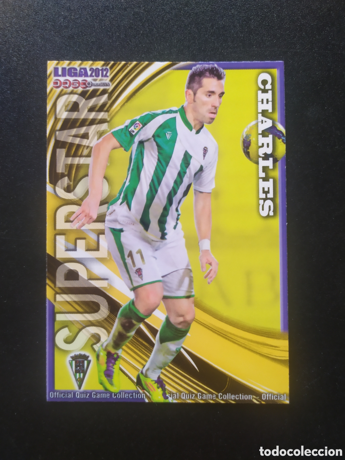Cromos de f&uacute;tbol: Mundicromo fichas Liga 2011 2012 11 12 Charles superstar mate n&deg; 1047 C&oacute;rdoba