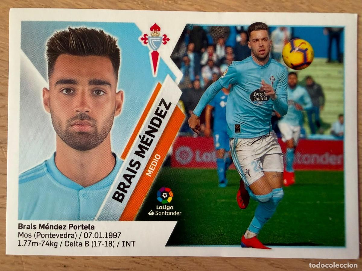Cromos de f&uacute;tbol: 11 BRAIS MENDEZ CELTA VIGO 19 20 2019 2020 LIGA SANTANDER COLECCIONES ESTE SIN PEGAR STICKER