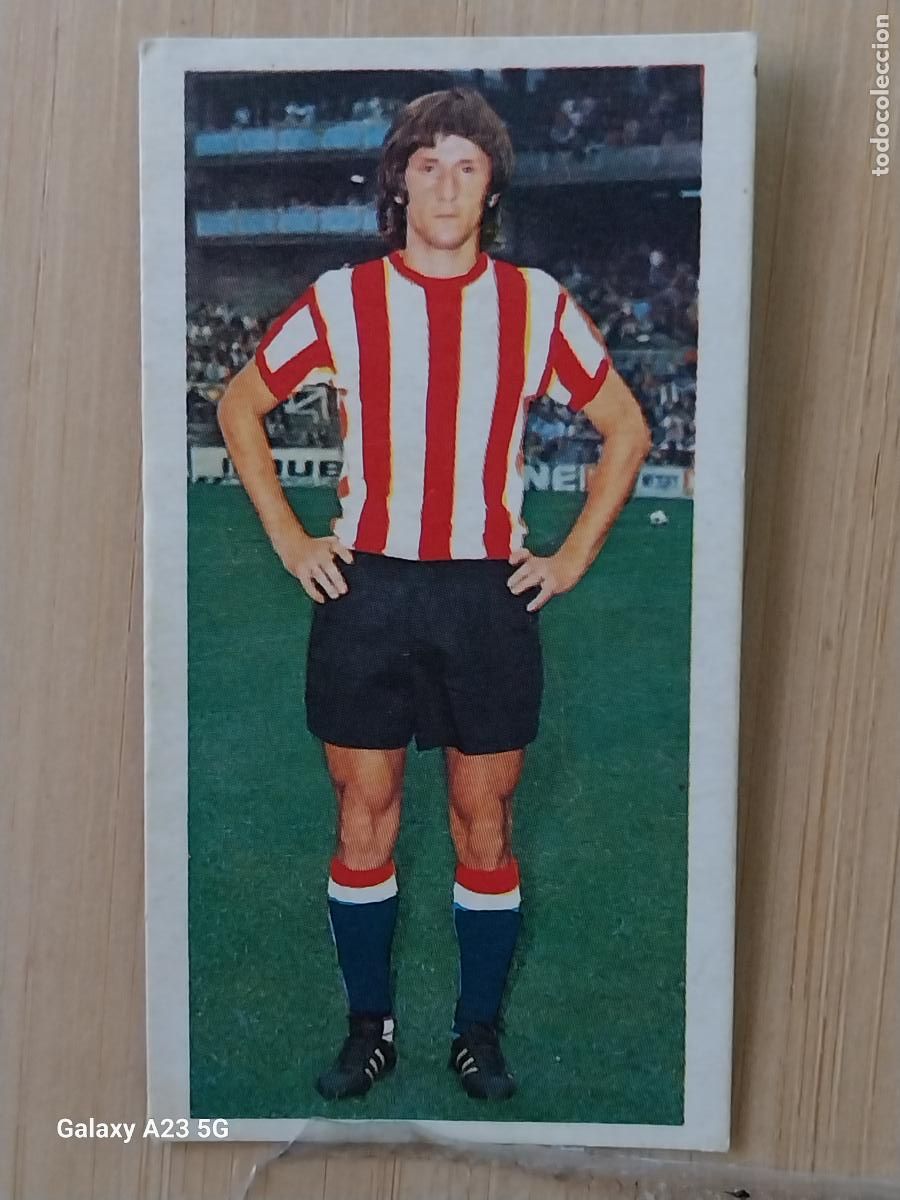 Cromos de f&uacute;tbol: ESCALZA ATHLETIC ATH BILBAO ED ESTE LIGA 1975 75 76 CROMO ORIGINAL SIN PEGAR NUNCA