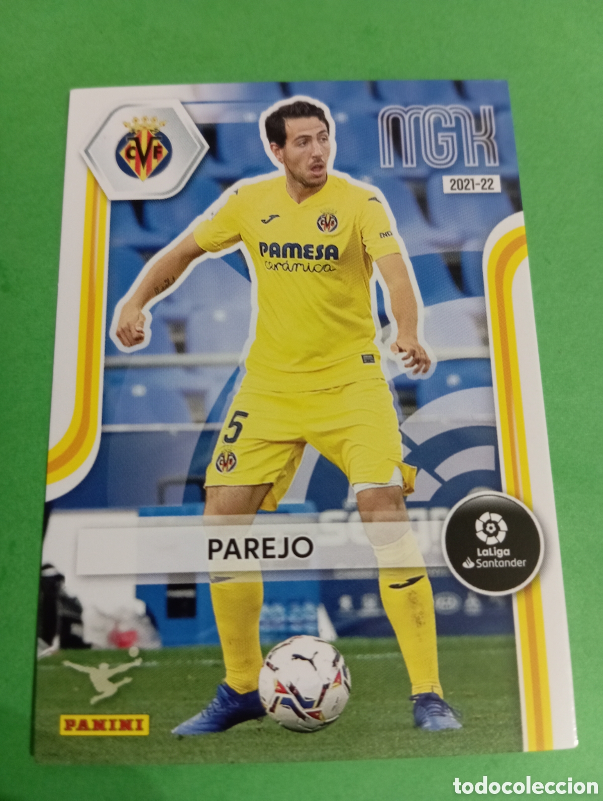 Cromos de f&uacute;tbol: Parejo Villarreal n&deg;356 / PANINI MEGACRACKS 2021/2022