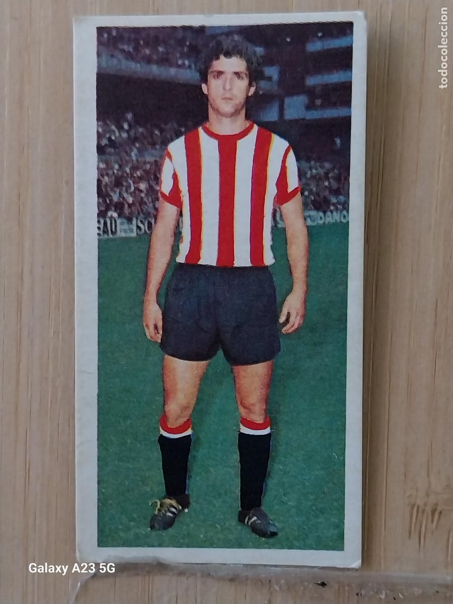 Cromos de f&uacute;tbol: VILLAR ATHLETIC ATH BILBAO ED ESTE LIGA 1975 75 76 CROMO ORIGINAL SIN PEGAR NUNCA