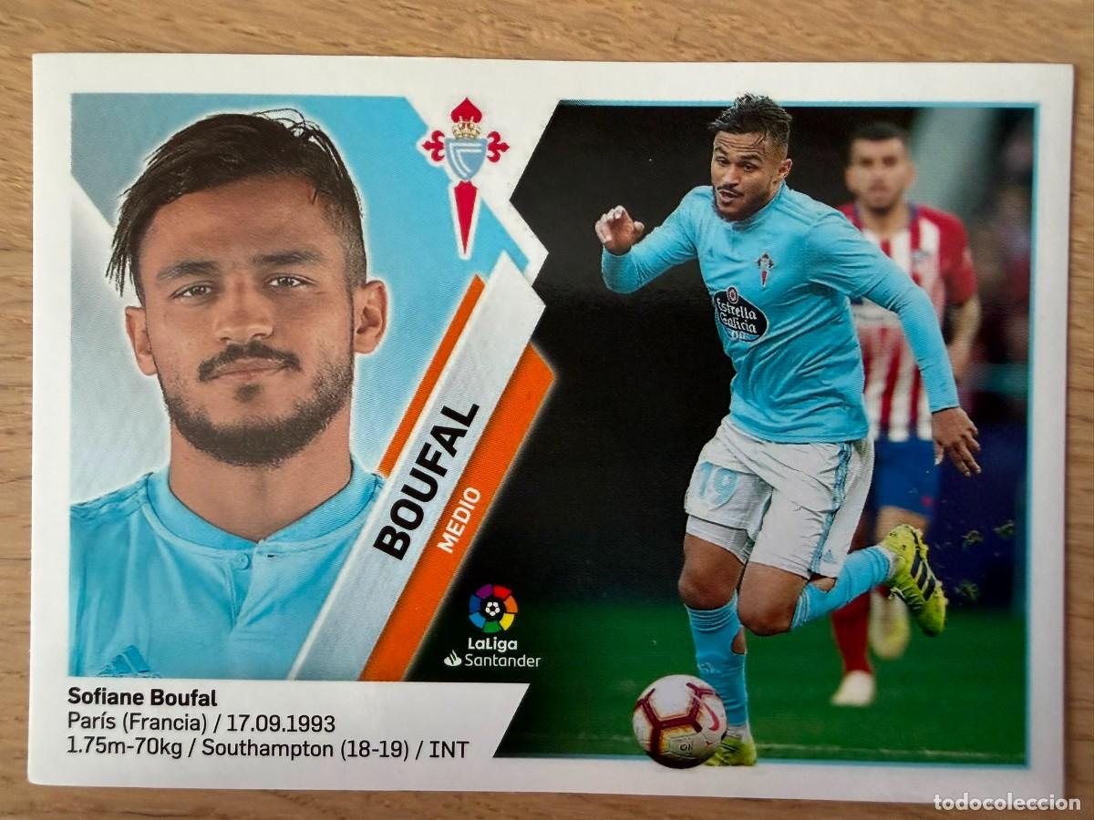 Cromos de f&uacute;tbol: 13 BOUFAL CELTA VIGO 19 20 2019 2020 LIGA SANTANDER COLECCIONES ESTE SIN PEGAR STICKER