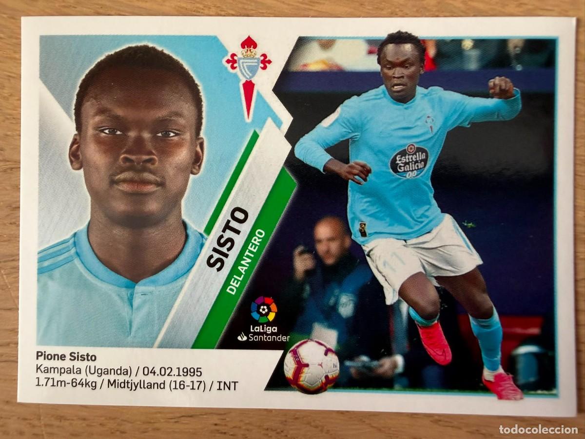 Cromos de f&uacute;tbol: 14 PIONE SISTO CELTA VIGO 19 20 2019 2020 LIGA SANTANDER COLECCIONES ESTE SIN PEGAR STICKER