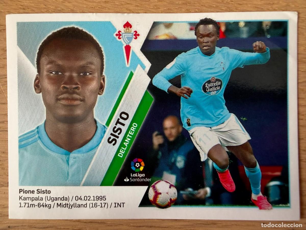 Cromos de f&uacute;tbol: 14 PIONE SISTO CELTA VIGO 19 20 2019 2020 LIGA SANTANDER COLECCIONES ESTE SIN PEGAR STICKER