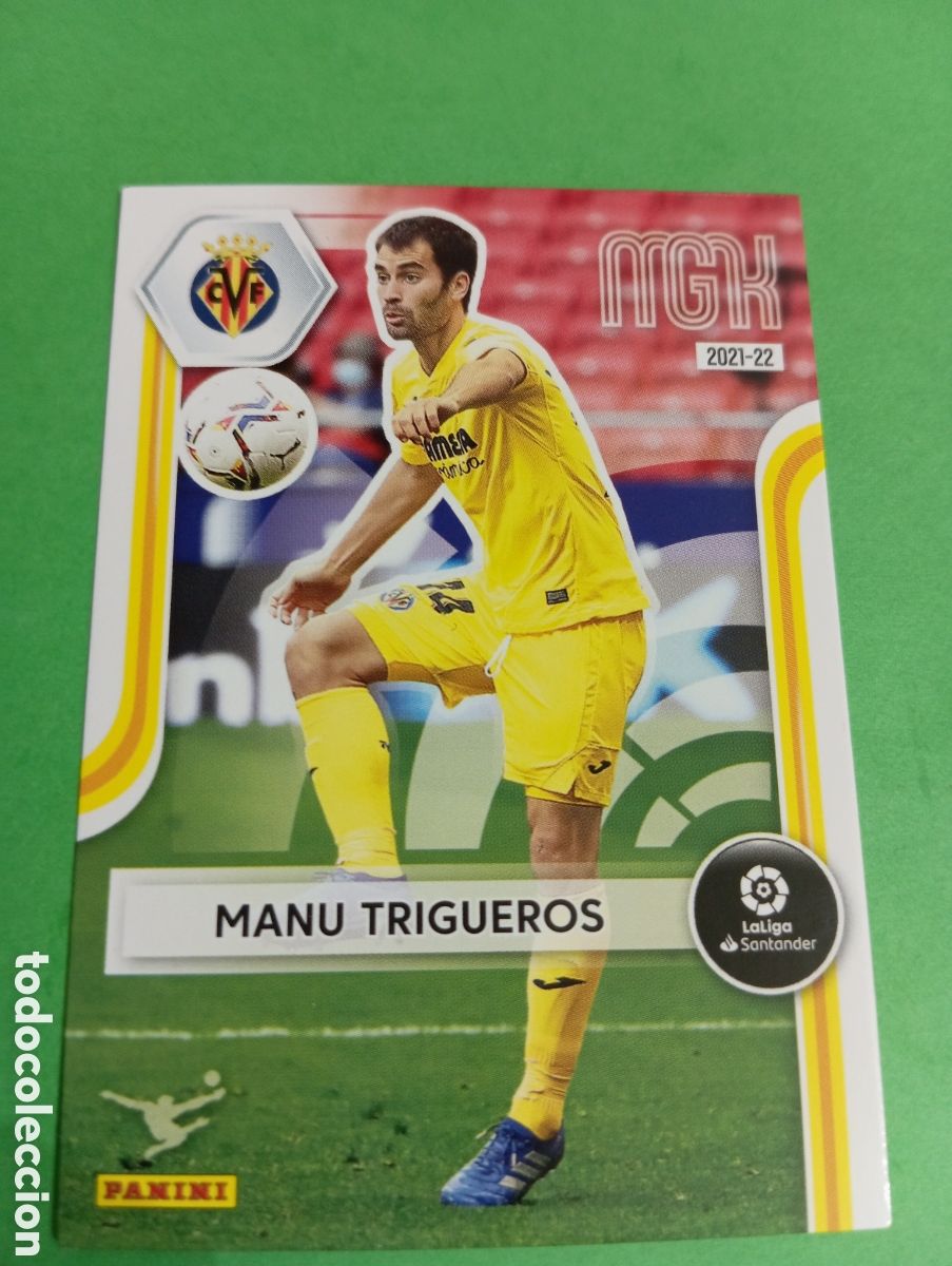 Cromos de f&uacute;tbol: Manu Trigueros Villarreal n&deg;357 / PANINI MEGACRACKS 2021/2022
