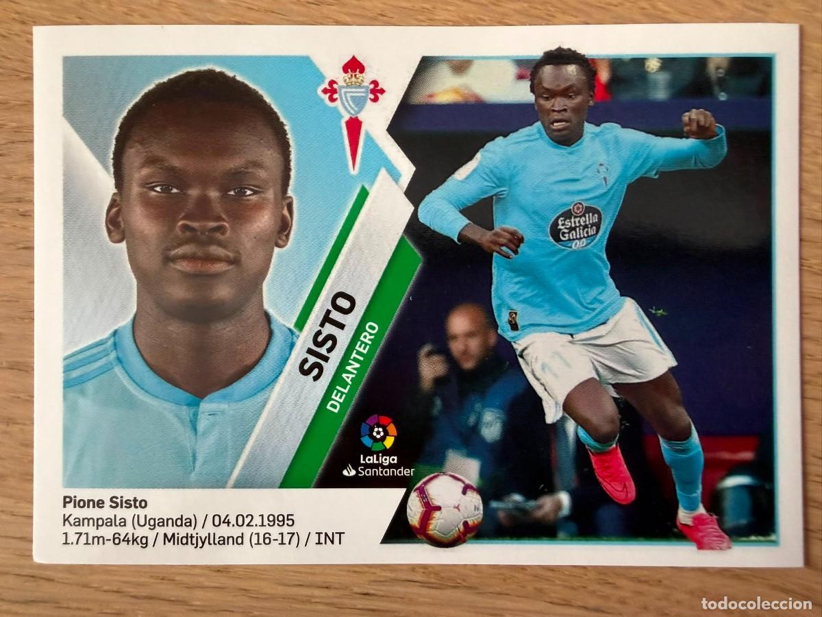 Cromos de f&uacute;tbol: 14 PIONE SISTO CELTA VIGO 19 20 2019 2020 LIGA SANTANDER COLECCIONES ESTE SIN PEGAR STICKER