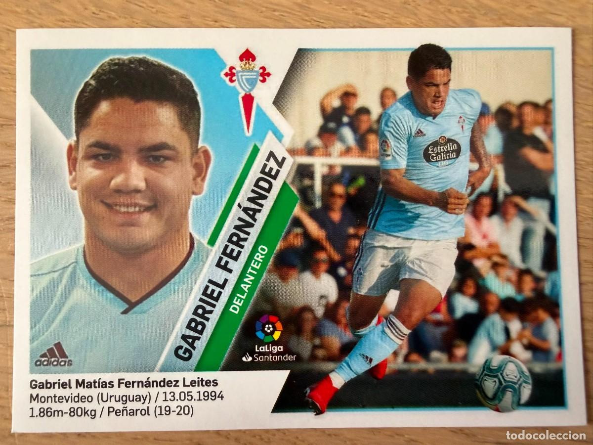Cromos de f&uacute;tbol: 15 GABRIEL FERNANDEZ CELTA VIGO 19 20 2019 2020 LIGA SANTANDER COLECCIONES ESTE SIN PEGAR STICKER