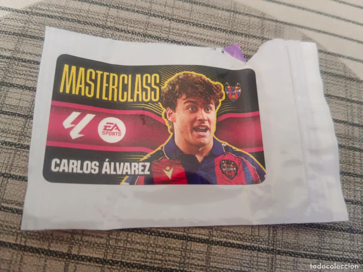 Cromos de f&uacute;tbol: TEMPORADA 2026 2027 26 27 CHICLE MASTERCLASS CARLOS ALVAREZ LEVANTE ESTE