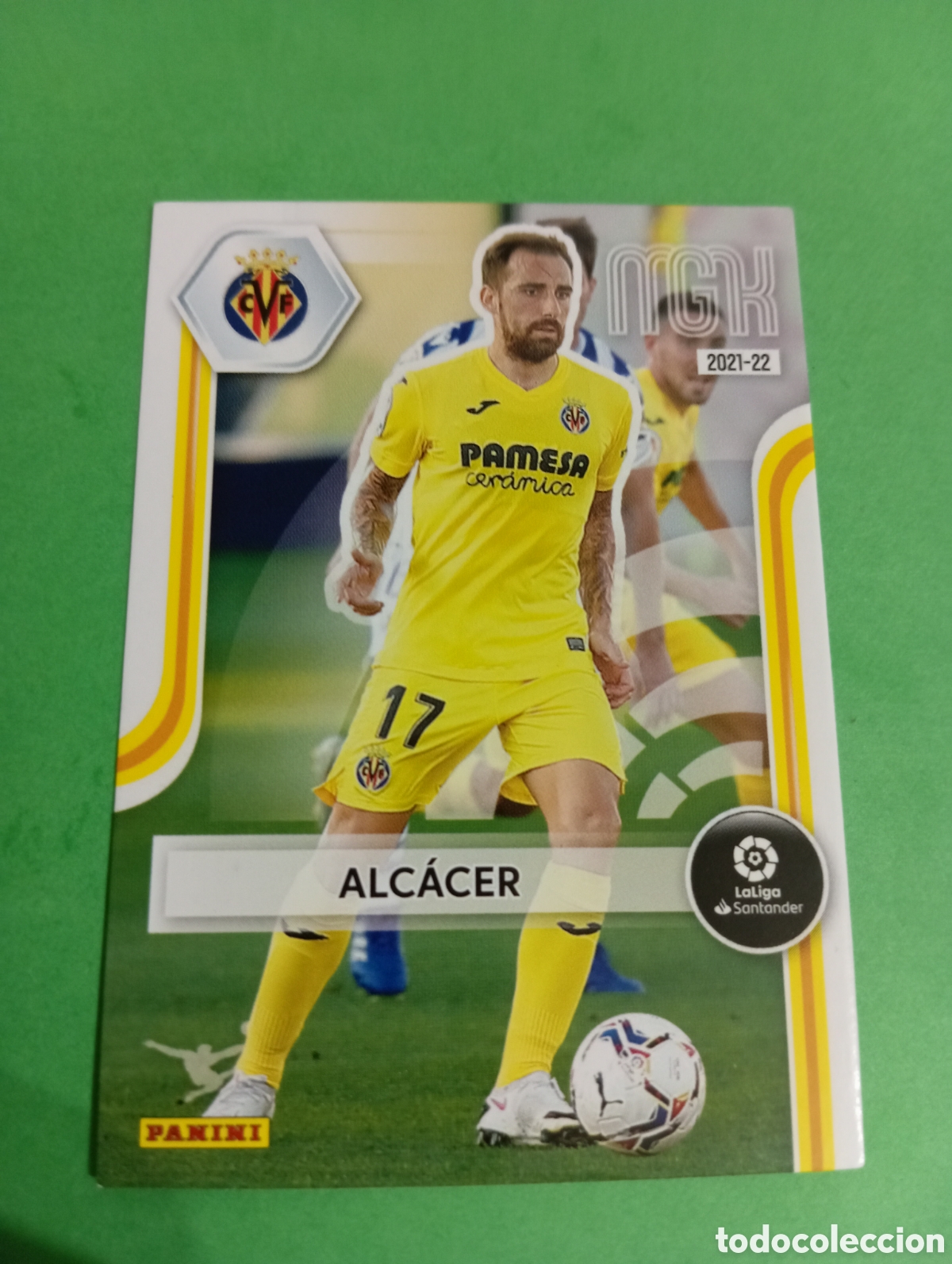 Cromos de f&uacute;tbol: Alc&aacute;cer Villarreal n&deg;358 / PANINI MEGACRACKS 2021/2022