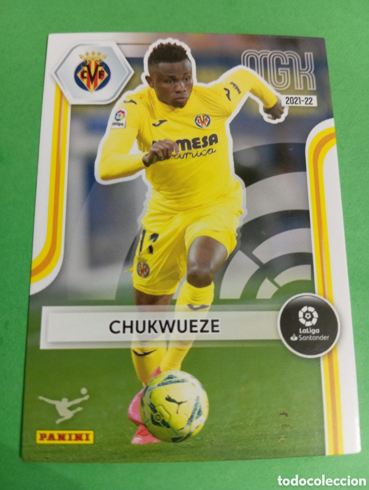 Cromos de f&uacute;tbol: Chukwueze Villarreal n&deg;360 / PANINI MEGACRACKS 2021/2022