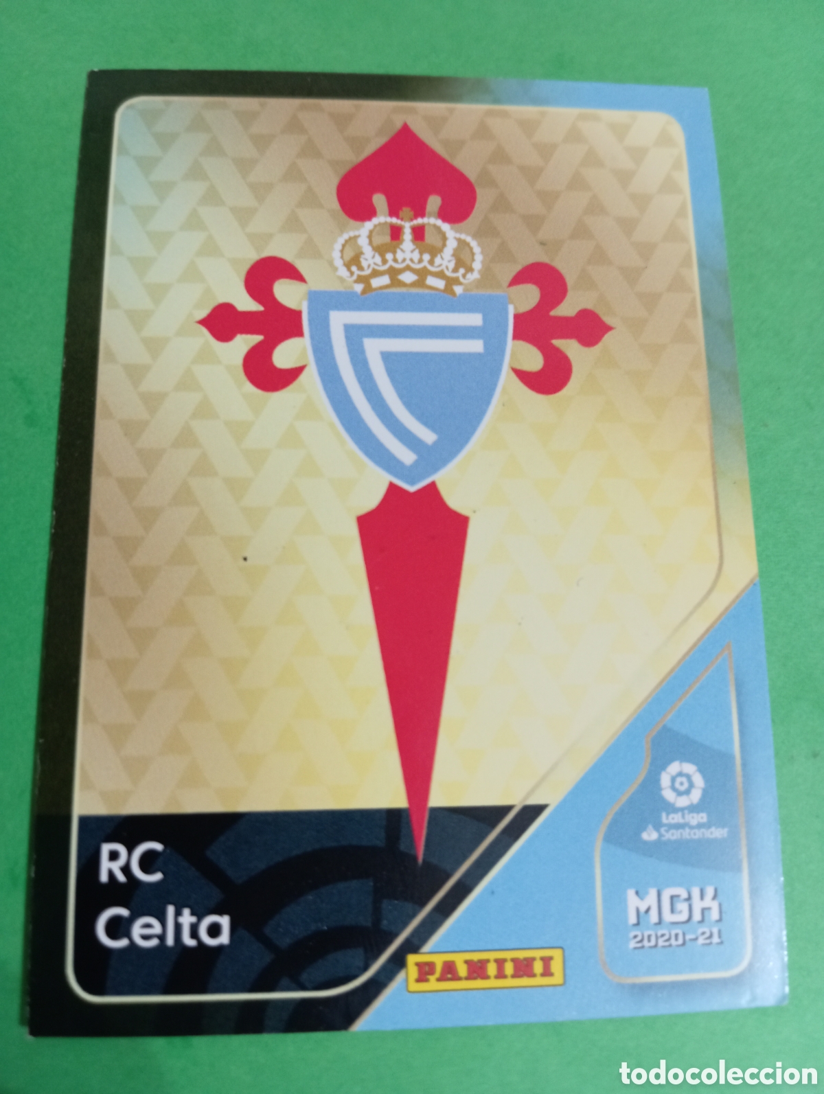Cromos de f&uacute;tbol: Escudo del Celta de Vigo n&deg;109 / PANINI MEGACRACKS 2020/2021