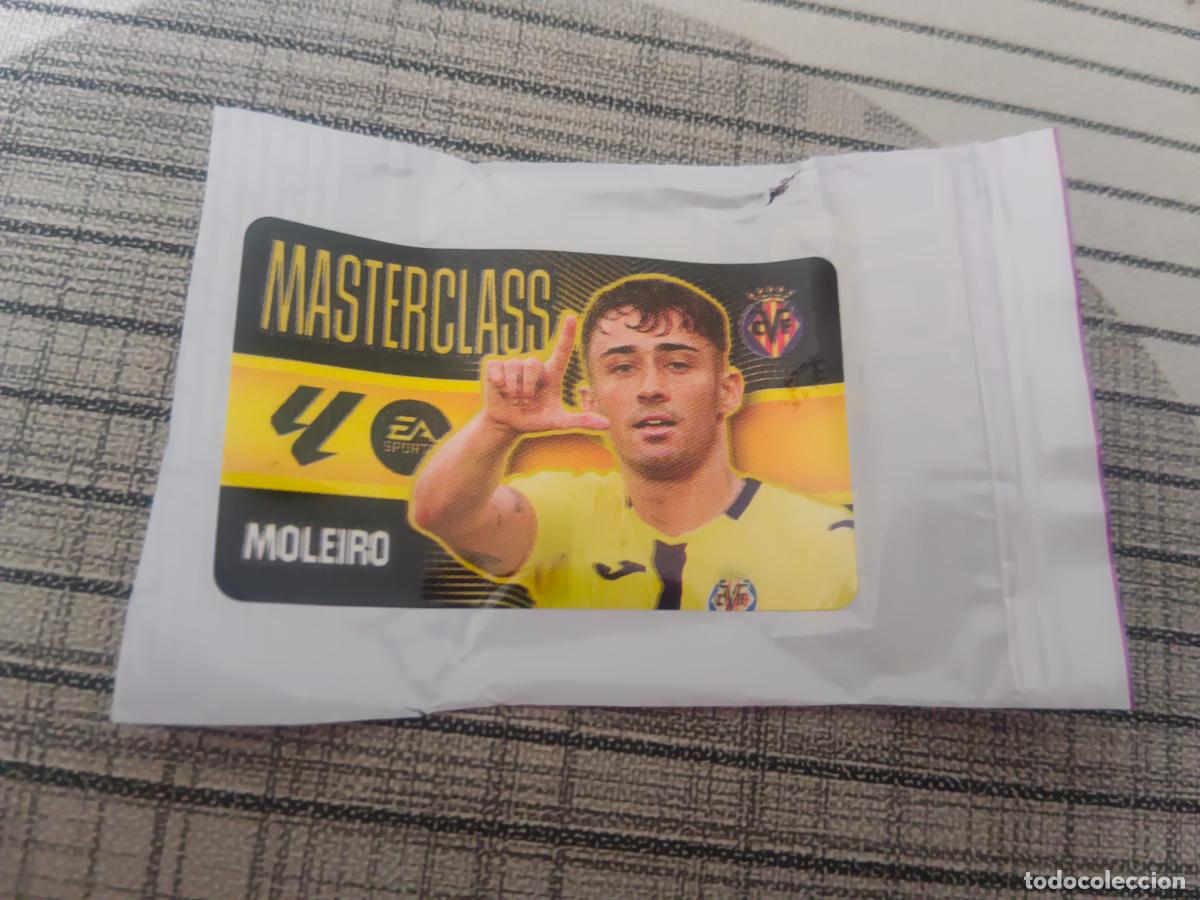Cromos de f&uacute;tbol: TEMPORADA 2026 2027 26 27 CHICLE MASTERCLASS MOLEIRO VILLARREAL ESTE