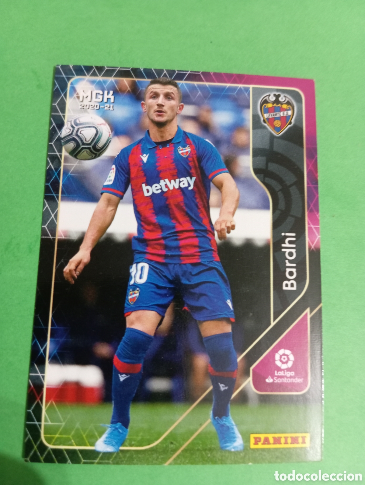 Cromos de f&uacute;tbol: Bardhi Levante n&deg;211 / PANINI MEGACRACKS 2020/2021