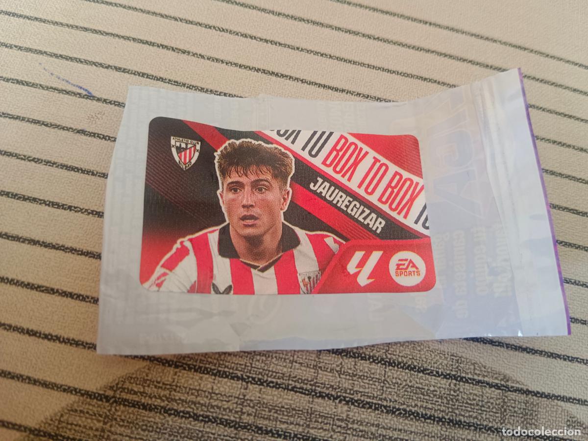 Cromos de f&uacute;tbol: TEMPORADA 2026 2027 26 27 CHICLE BOX TO BOX JAUREGIZAR ATHLETIC DE BILBAO ESTE