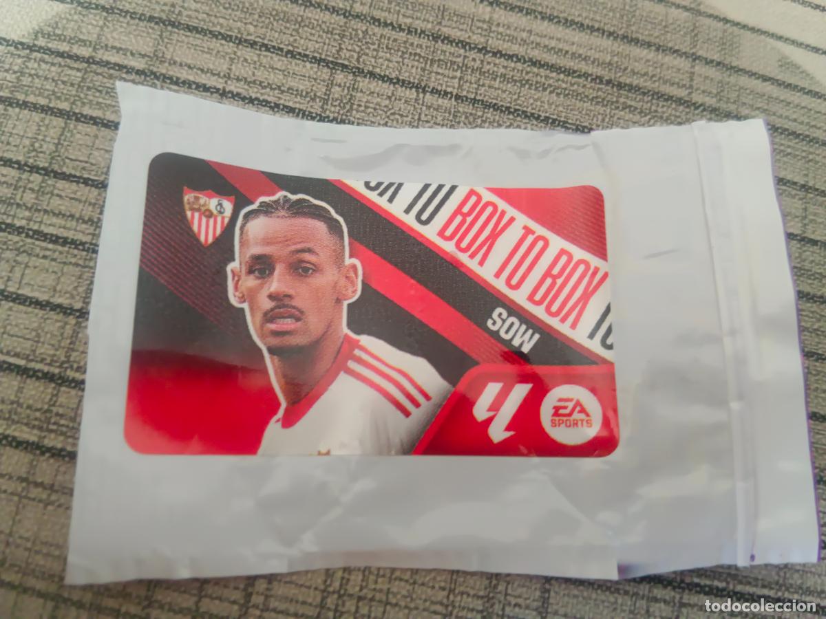 Cromos de f&uacute;tbol: TEMPORADA 2026 2027 26 27 CHICLE BOX TO BOX SOW SEVILLA ESTE