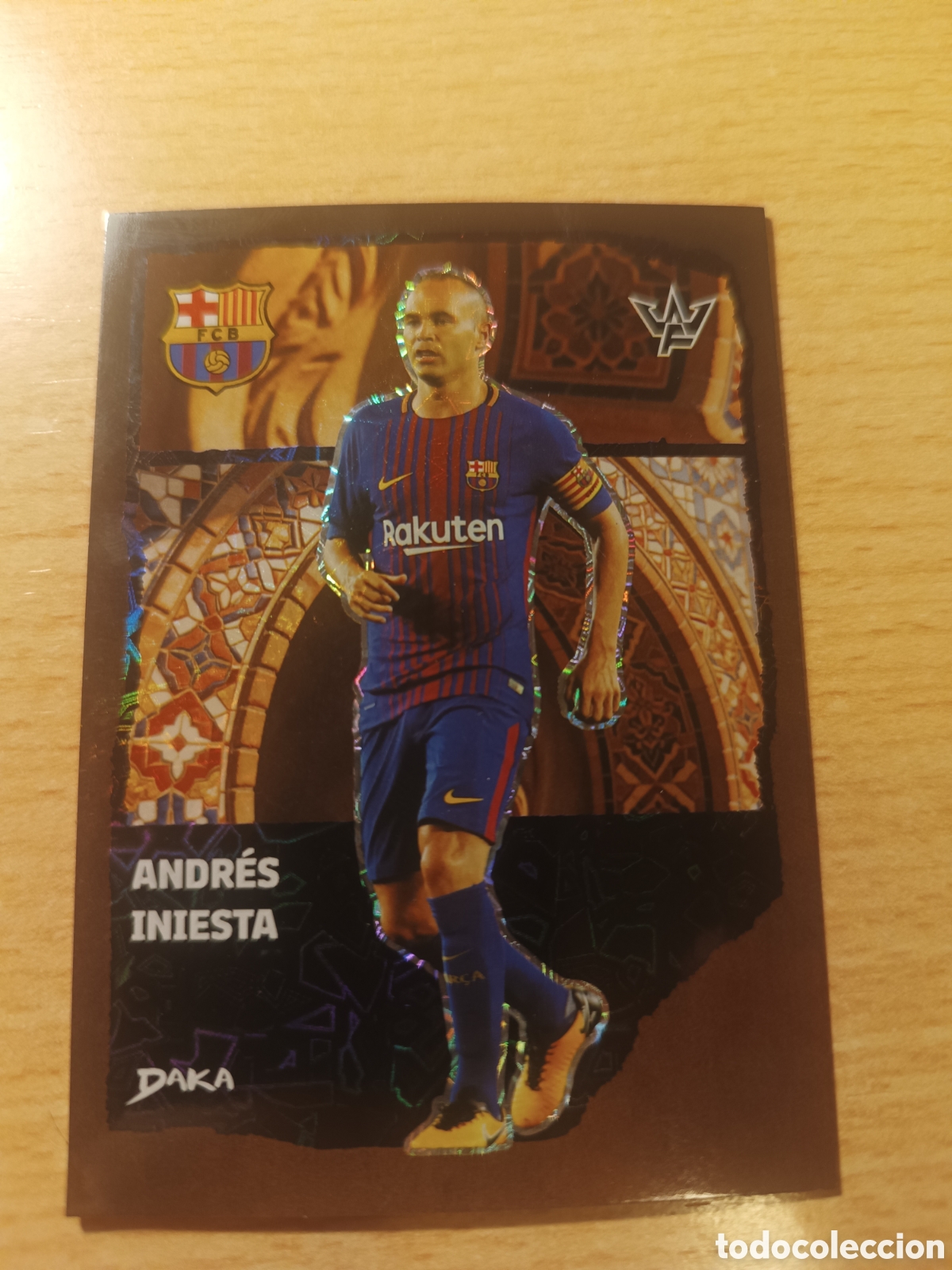 Cromos de f&uacute;tbol: ACB-29 ANDRES INIESTA FC BARCELONA DAKA FINAL WHISTLE 2025 2026 25 26
