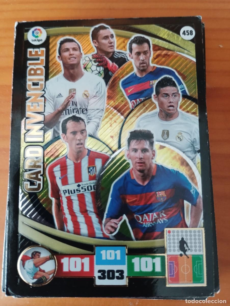 Cromos de f&uacute;tbol: CARD INVENCIBLE N&ordm; 458 - ADRENALYN 2015 2016 15 16