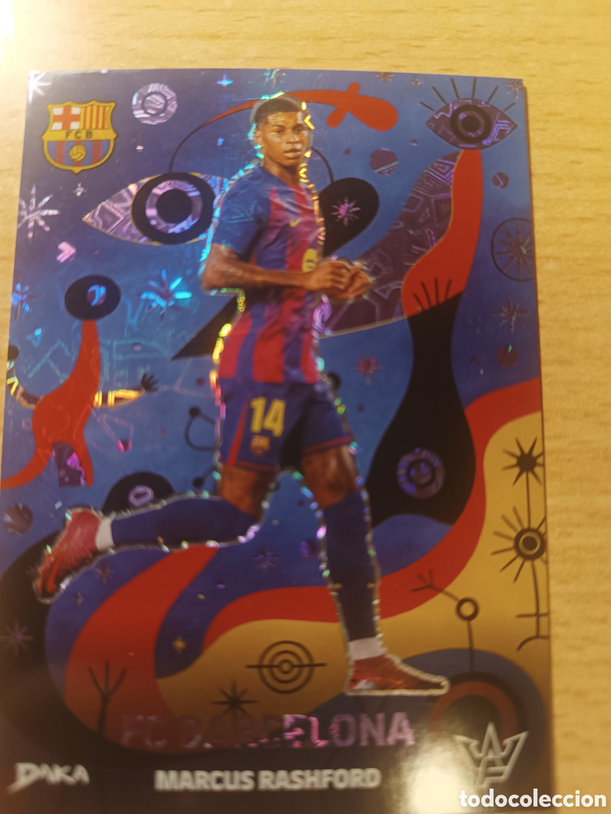 Cromos de f&uacute;tbol: BD-5 MARCUS RASHFORD DAKA FC BARCELONA 2025 2026 25 26