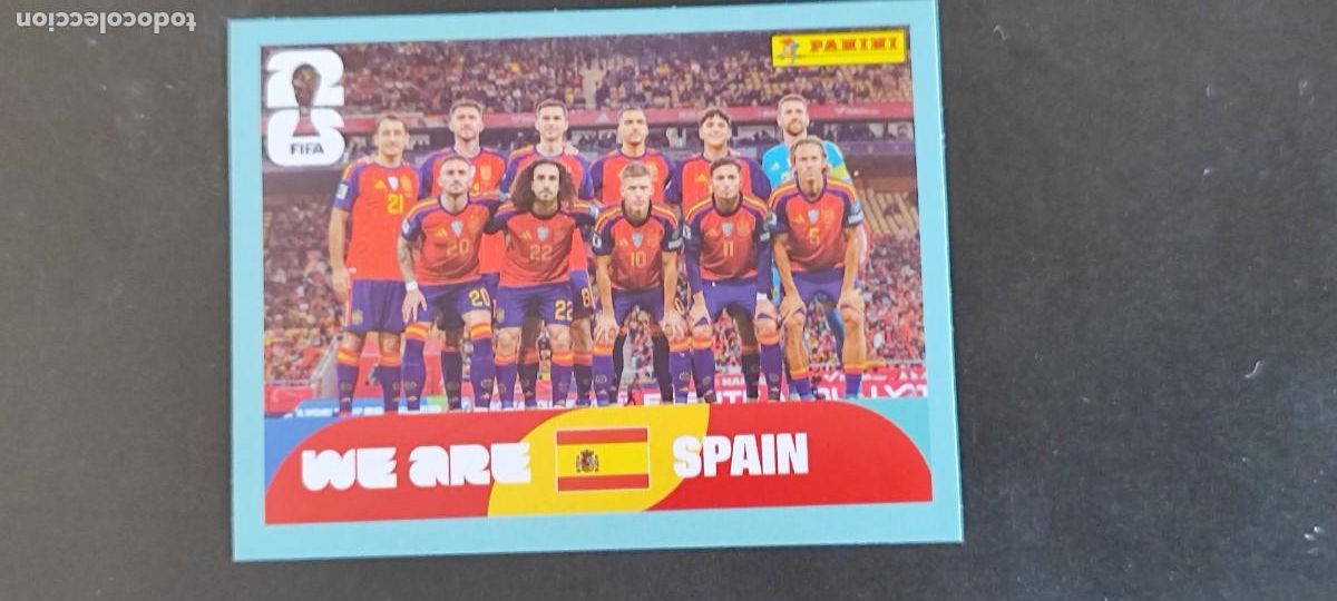 Cromos de f&uacute;tbol: FIFA WORLD CUP 2026 STICKER ALINEACION ESPA&Ntilde;A # ESP13 PANINI