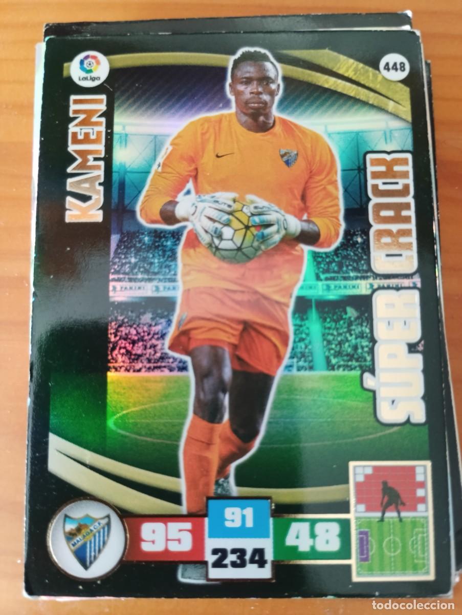 Cromos de f&uacute;tbol: ADRENALYN XL 2015 2016 N&ordm; 448 KAMENI MALAGA SUPER CRACK PANINI LIGA 15 16