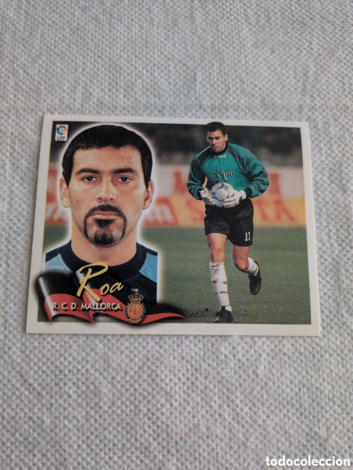 Cromos de f&uacute;tbol: ROA MALLORCA FICHAJE 9 LIGA ESTE 2000/01 00 01 NUNCA PEGADO SIN PEGAR