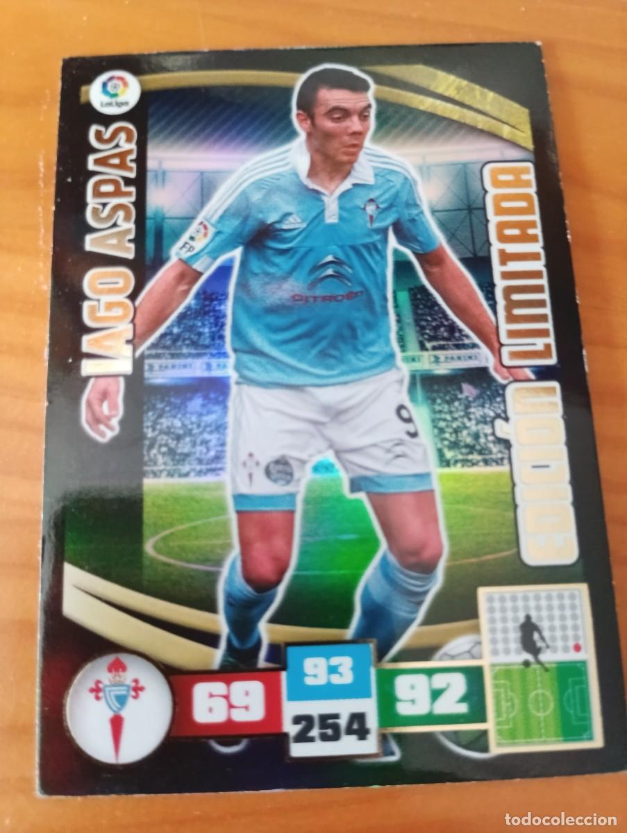 Cromos de f&uacute;tbol: ADRENALYN XL EDICI&Oacute;N LIMITADA IAGO ASPAS CELTA 2015-16 2015 2016 PANINI