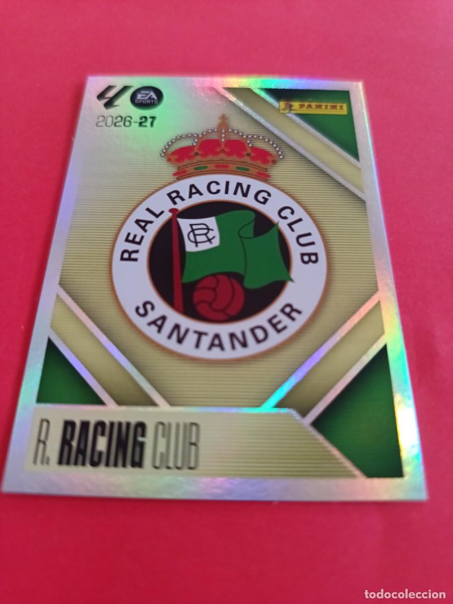 Cromos de f&uacute;tbol: ESTE 2026 2027 RACING SANTANDER N 1 ESCUDO