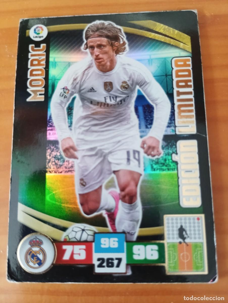 Cromos de f&uacute;tbol: FICHA MODRIC ADRENALYN 15 16 PANINI 2015 -16 CROMO - EDICION LIMITADA