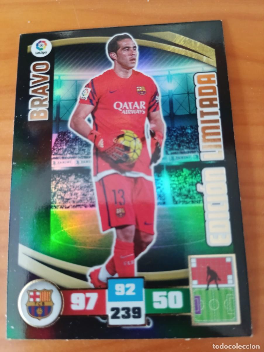 Cromos de f&uacute;tbol: BRAVO F. C. BARCELONA EDICION LIMITADA PANINI ADRENALYN XL LIGA 2015/16 15 16