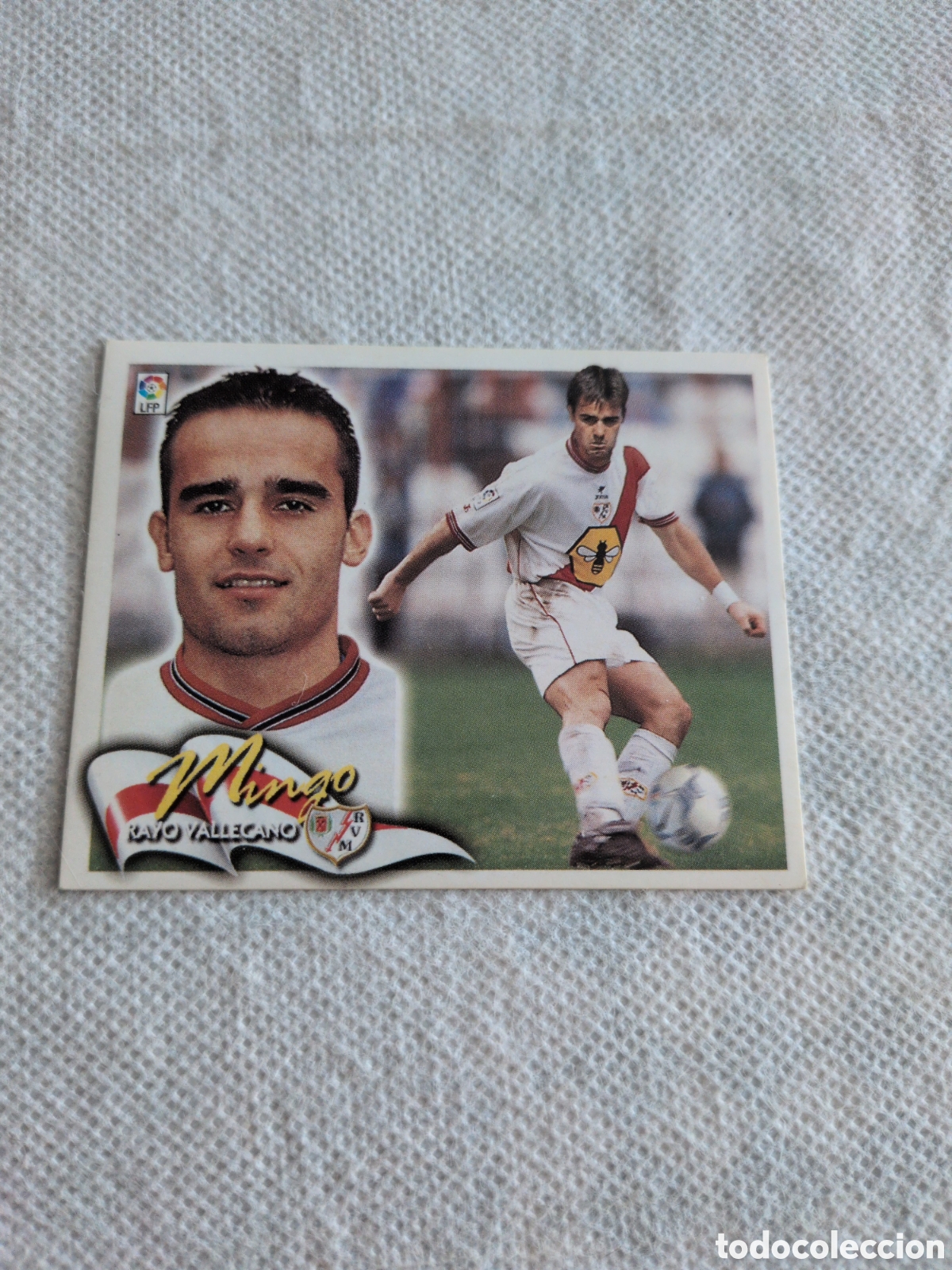 Football Stickers: Rayo Vallecano - Mingo - Fichaje n&ordm; 11 - Ediciones Este Liga 2000-2001, 00-01 - Nunca pegado