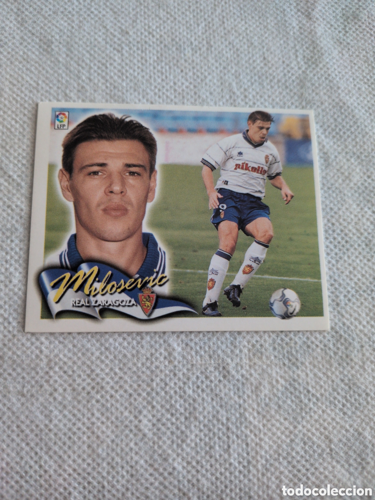 Cromos de f&uacute;tbol: CROMO FUTBOL LIGA ESTE 00 01 SIN PEGAR 2000 2001 REAL ZARAGOZA MILOSEVIC BAJA