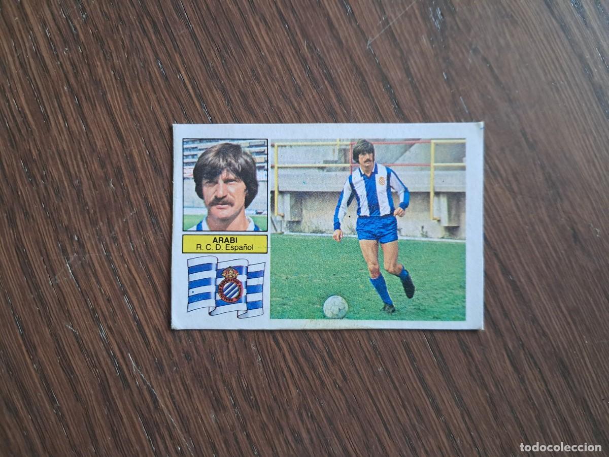 Cromos de f&uacute;tbol: cromo de futbol, edic. Este, liga 82-83, Arabi, RCD Espa&ntilde;ol. sin pegar. Coloca ...