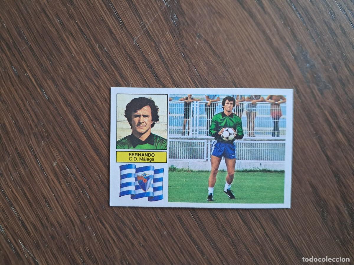 Cromos de f&uacute;tbol: cromo de futbol, edic. Este, liga 82-83, Fernando, CD. M&aacute;laga. sin pegar. Coloca ...