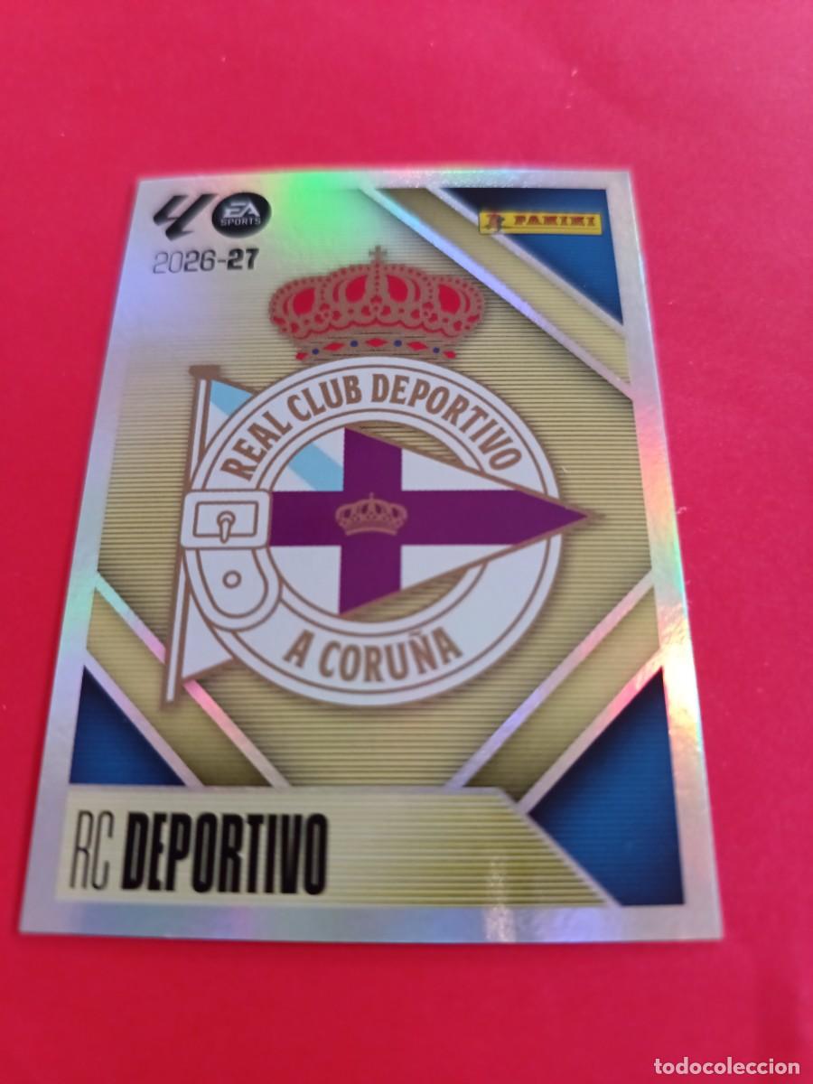Cromos de f&uacute;tbol: ESTE 2026 2027 DEPORTIVO CORU&Ntilde;A N 1 ESCUDO