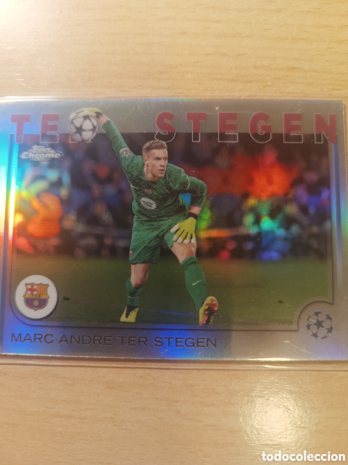 Cromos de f&uacute;tbol: 153 MARC ANDR&Eacute; TER STEGEN REFRACTOR FC BARCELONA TOPPS CHROME 2025 2026 25 26