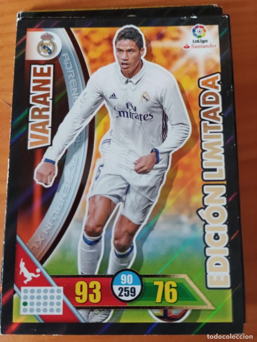 Cartes &agrave; collectionner de Football: VARANE REAL MADRID EDICION LIMITADA PANINI ADRENALYN XL LIGA 2016/17 16 17
