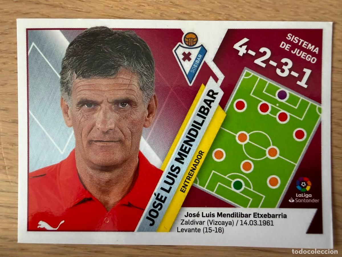 Football Stickers: 14 MENDILIBAR ENTRENADOR EIBAR 19 20 2019 2020 LIGA SANTANDER COLECCIONES ESTE SIN PEGAR STICKER