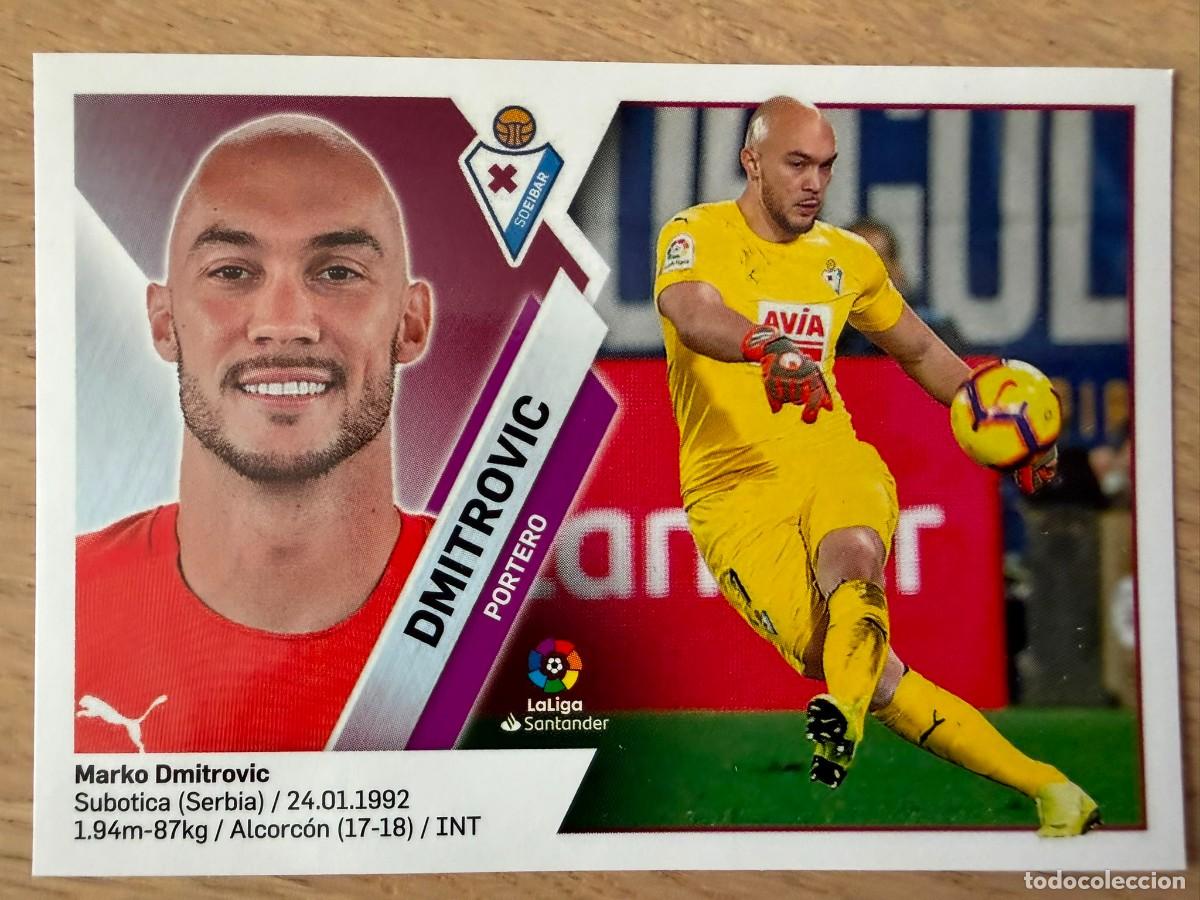 Cromos de f&uacute;tbol: 1 DMITROVIC EIBAR 19 20 2019 2020 LIGA SANTANDER COLECCIONES ESTE SIN PEGAR STICKER