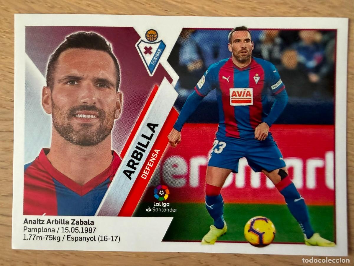 Fu&szlig;ball-Sticker: 5 ARBILLA EIBAR 19 20 2019 2020 LIGA SANTANDER COLECCIONES ESTE SIN PEGAR STICKER
