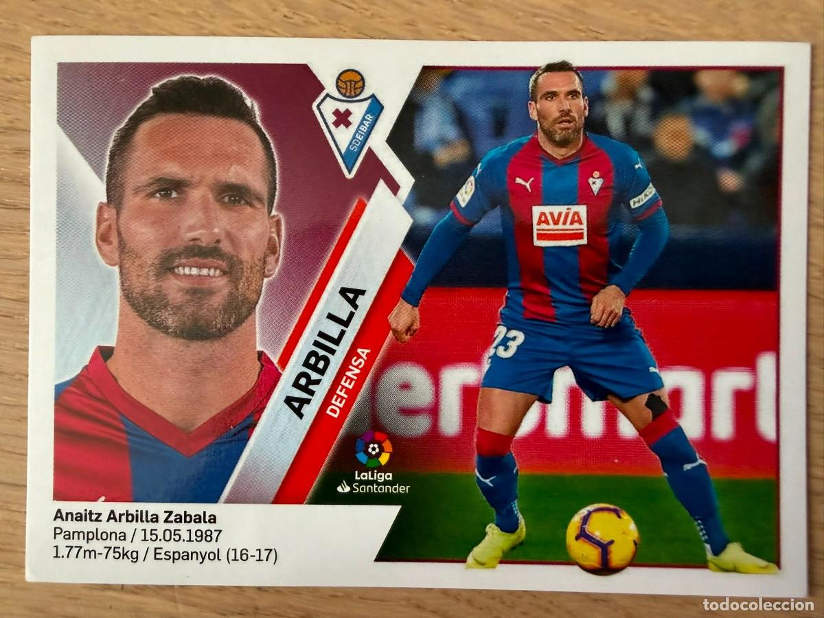 Fu&szlig;ball-Sticker: 5 ARBILLA EIBAR 19 20 2019 2020 LIGA SANTANDER COLECCIONES ESTE SIN PEGAR STICKER