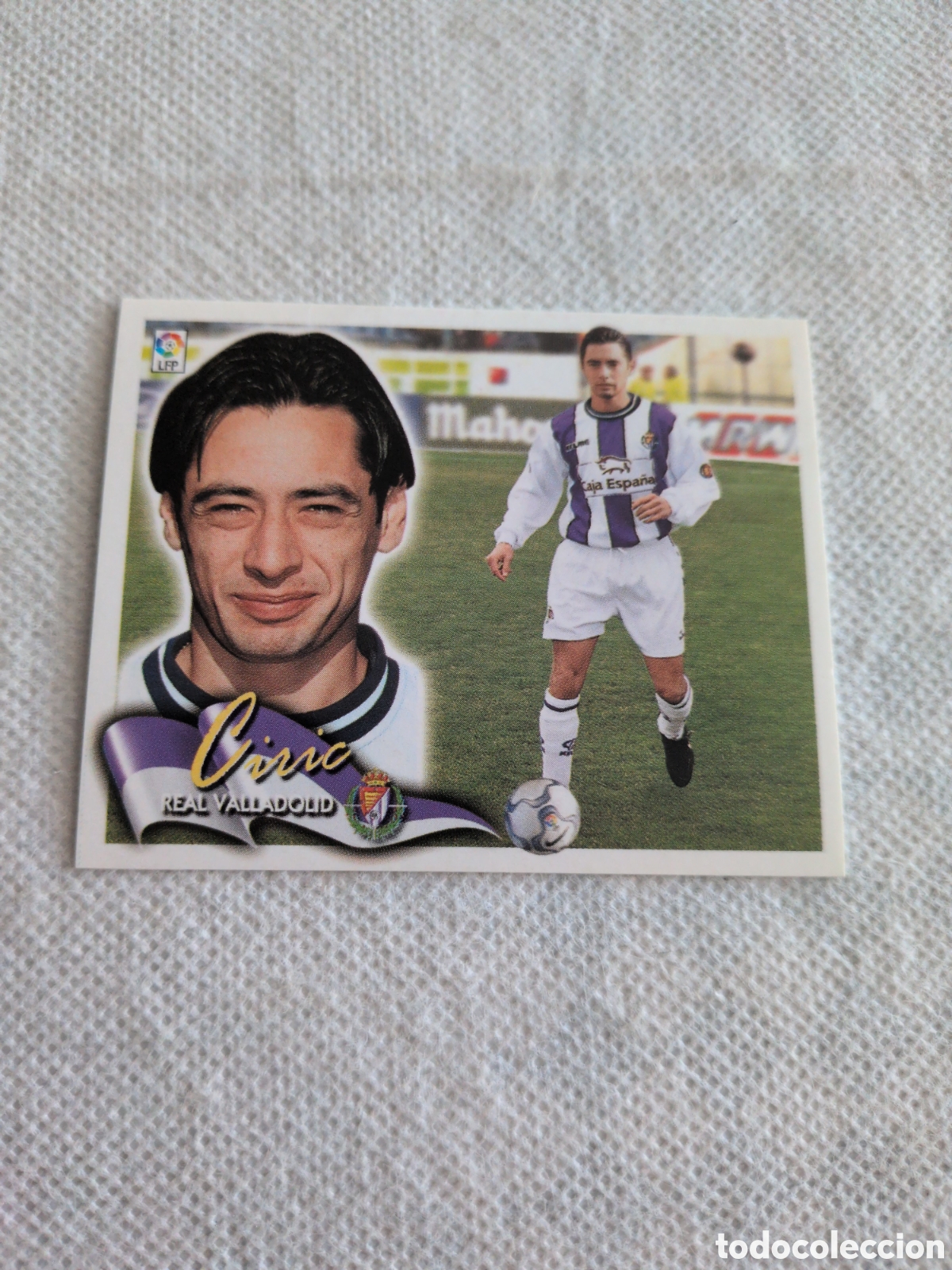 Cartes &agrave; collectionner de Football: CIRIC REAL VALLADOLID COLOCA LIGA ESTE 2000 2001 00 01 NUNCA PEGADO SIN PEGAR