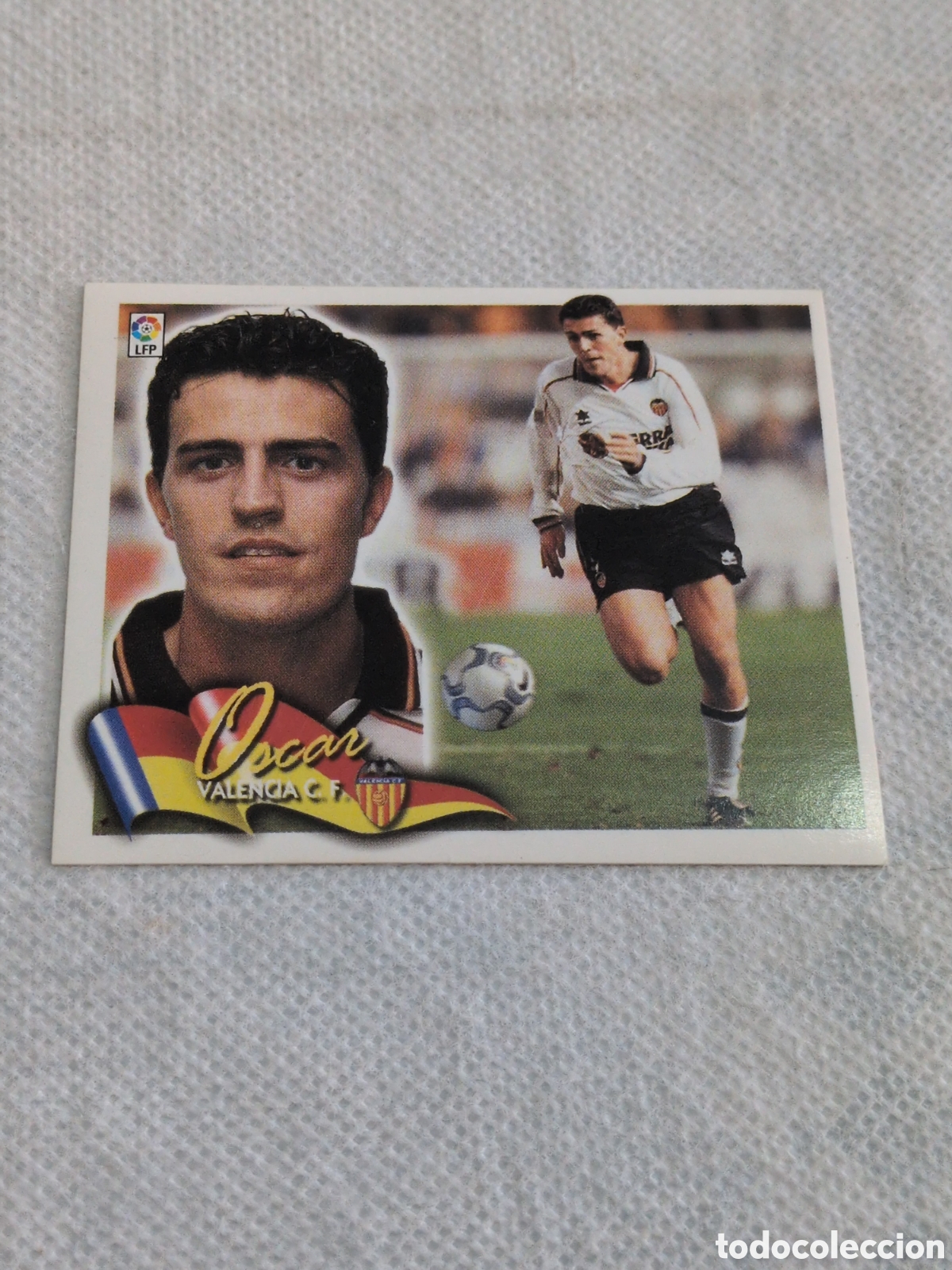 Fu&szlig;ball-Sticker: ED. ESTE 00-01 BAJA OSCAR ( VALENCIA ) NUEVO SIN PEGAR