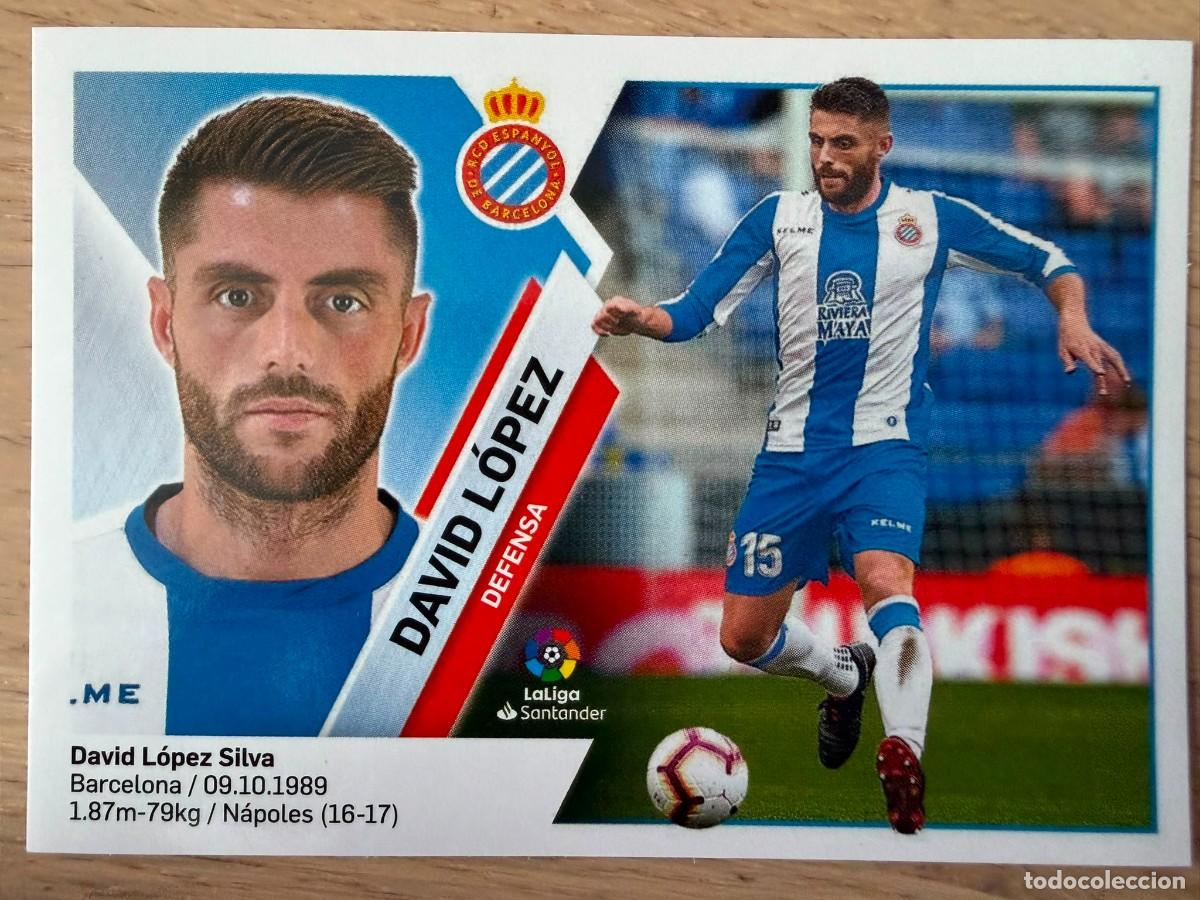 Football Stickers: 4 DAVID LOPEZ ESPANYOL ESPA&Ntilde;OL 19 20 2019 2020 LIGA SANTANDER COLECCIONES ESTE SIN PEGAR STICKER